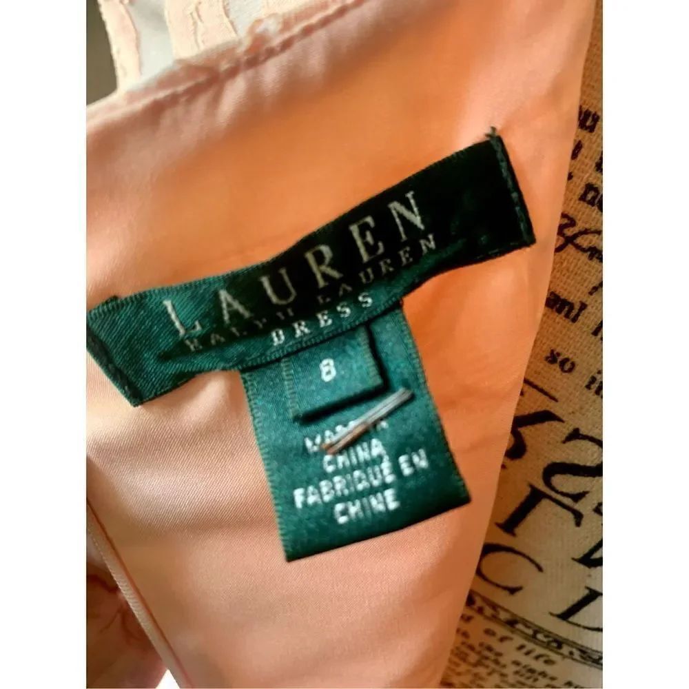 Ralph Lauren Peach dress - Picture 4 of 11